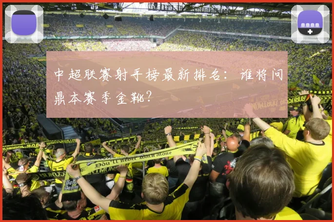 中超联赛射手榜最新排名:谁将问鼎本赛季金靴?